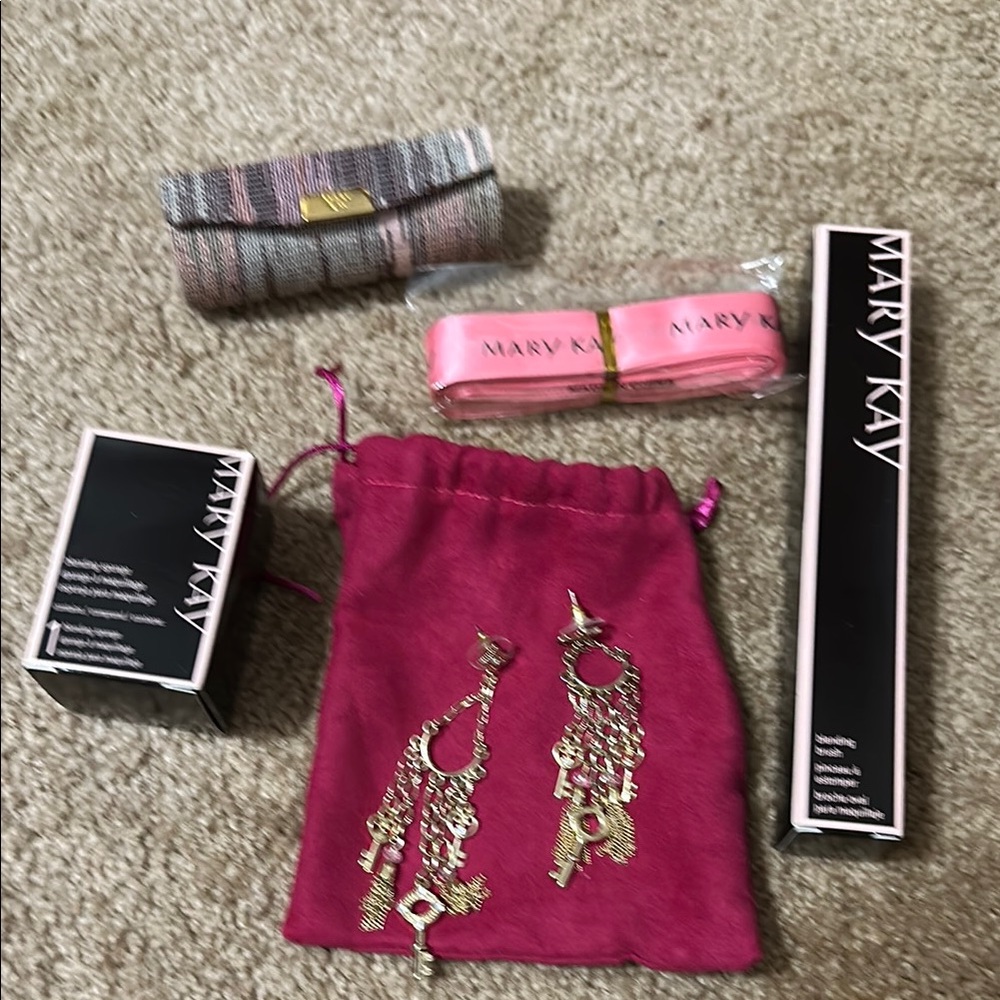 Mary Kay Gold Elegance Earrings and things